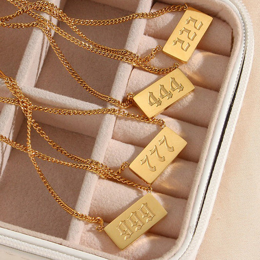 Angel Numbers Necklaces